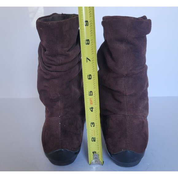 Dansko Brown Suede Leather Slouch Ankle Boots. Size EU 39/US 8.5-9 - Picture 6 of 8